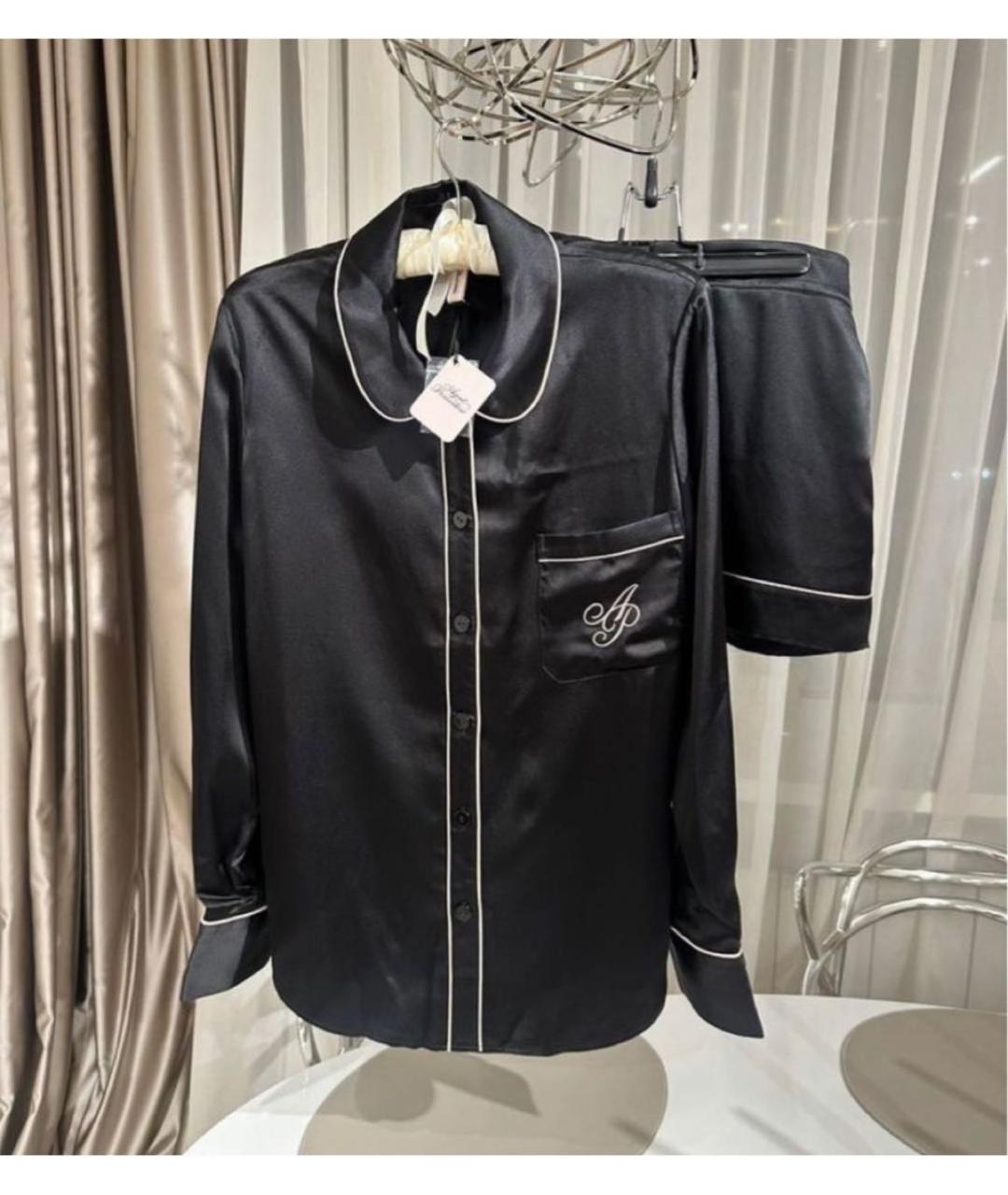 AGENT PROVOCATEUR Черная шелковая пижама, фото 2