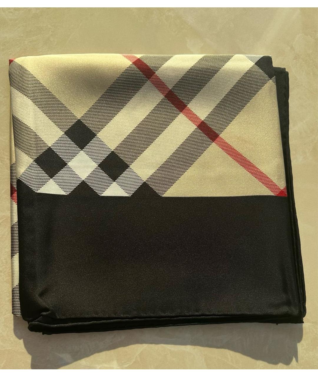 BURBERRY Мульти шелковый платок, фото 2