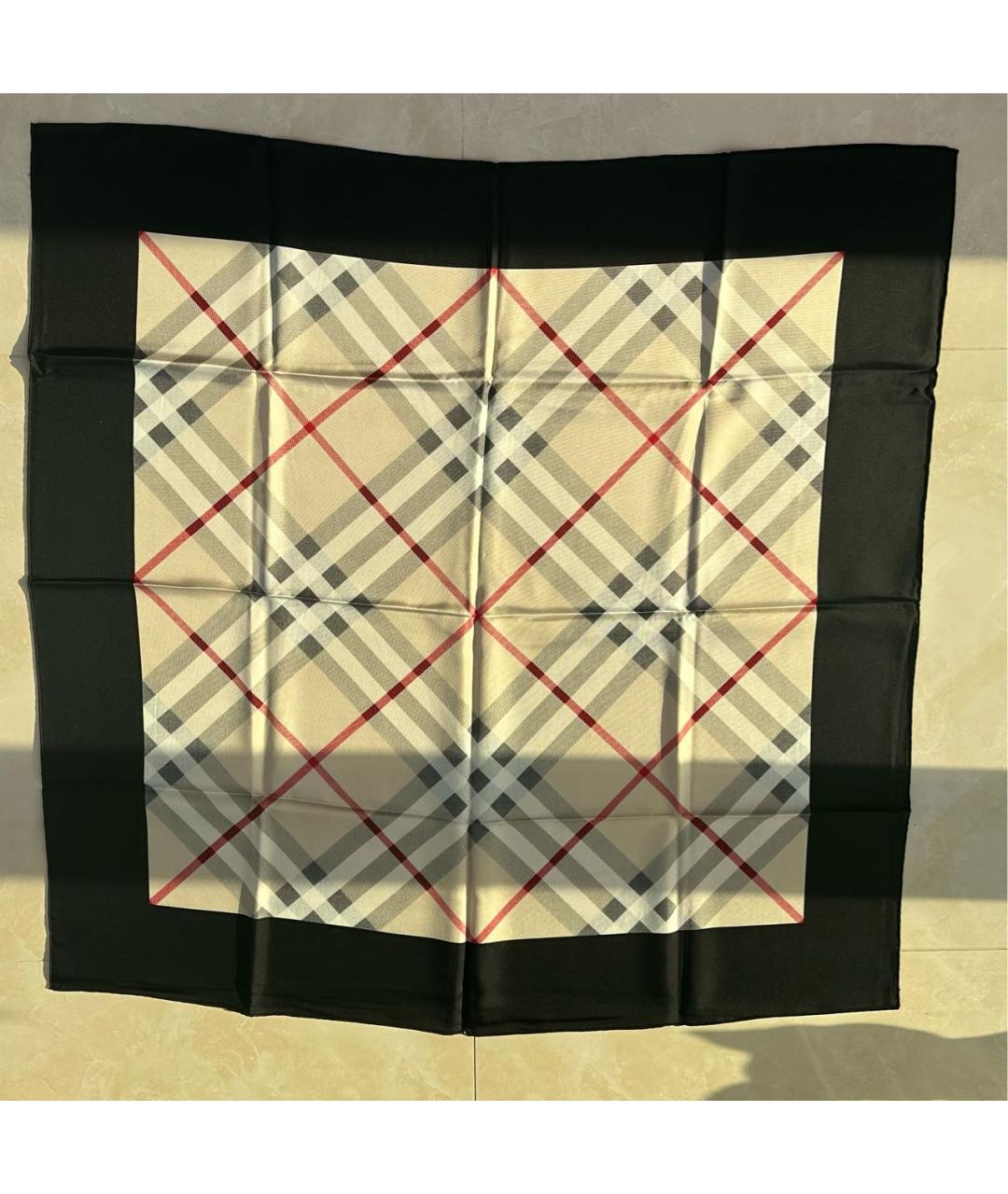 BURBERRY Мульти шелковый платок, фото 3