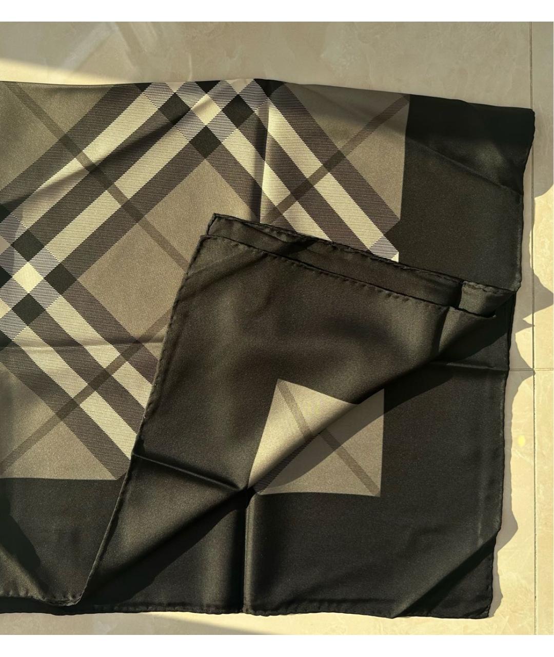 BURBERRY Мульти шелковый платок, фото 4