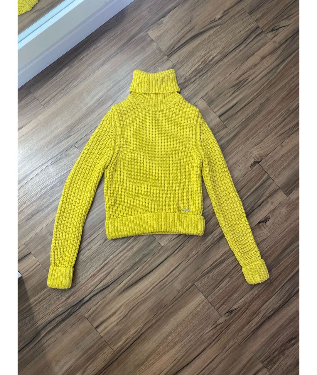 DSQUARED2 Желтый шерстяной джемпер / свитер, фото 7