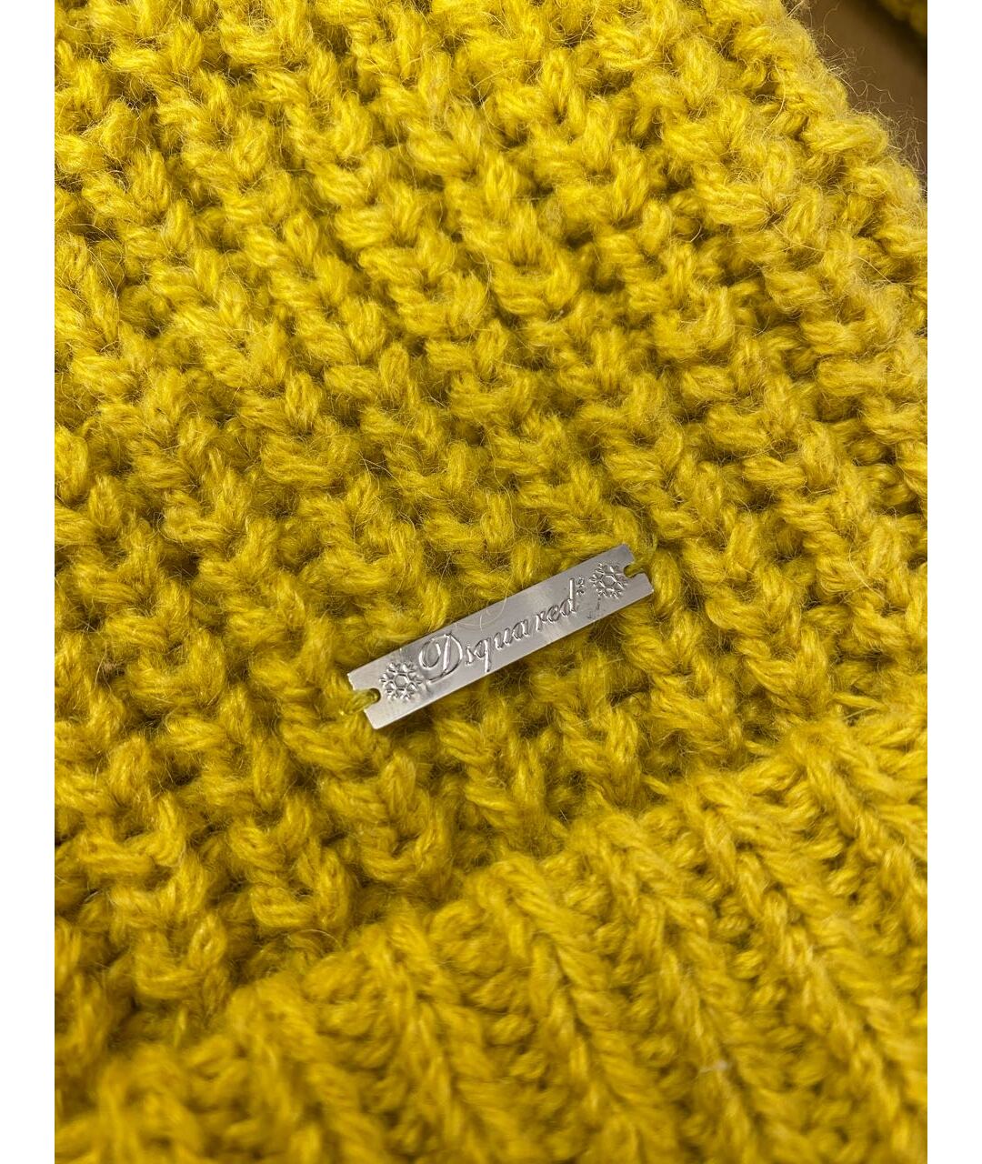 DSQUARED2 Желтый шерстяной джемпер / свитер, фото 3