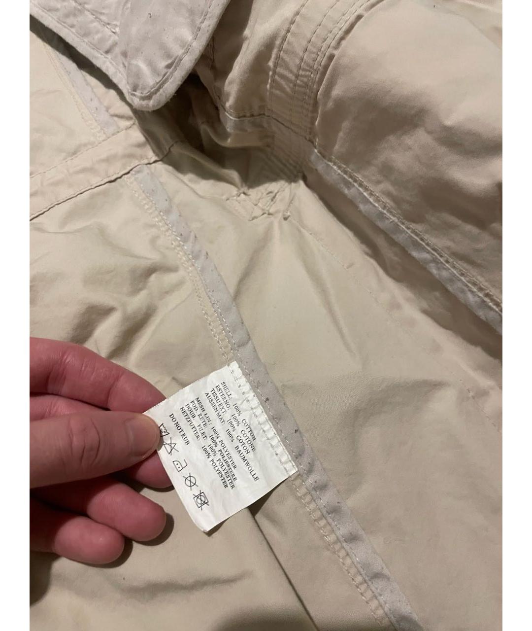 PARAJUMPERS Бежевая хлопковая куртка, фото 7