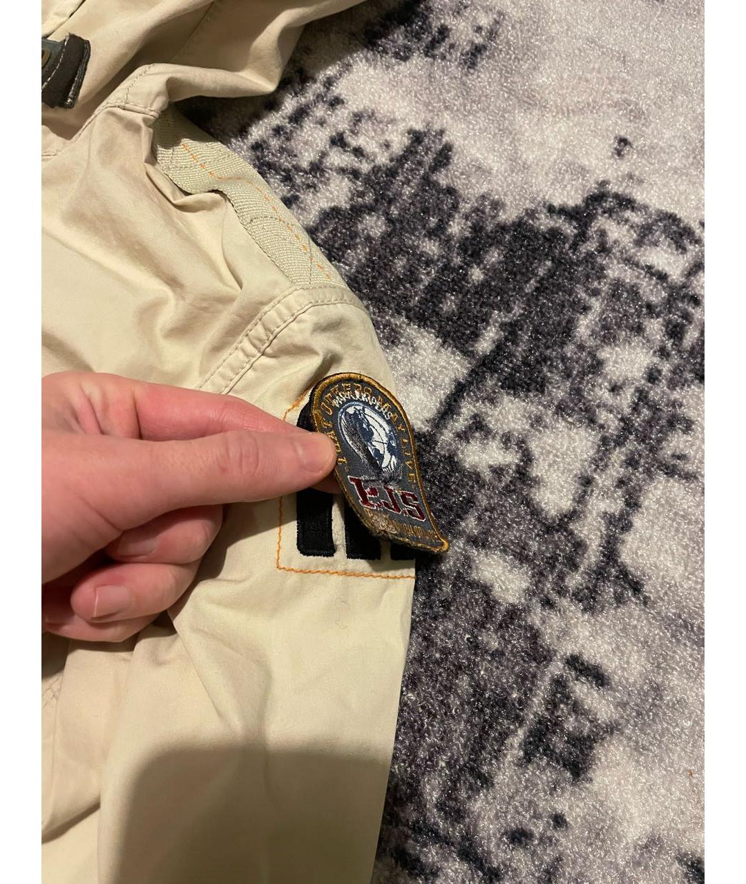 PARAJUMPERS Бежевая хлопковая куртка, фото 4