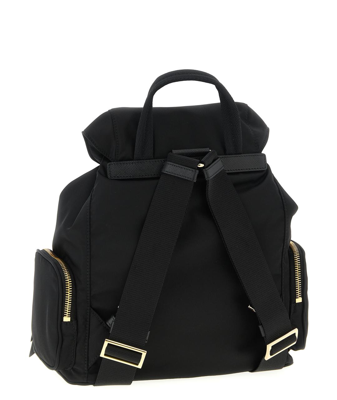 PRADA Черный синтетический рюкзак, фото 2