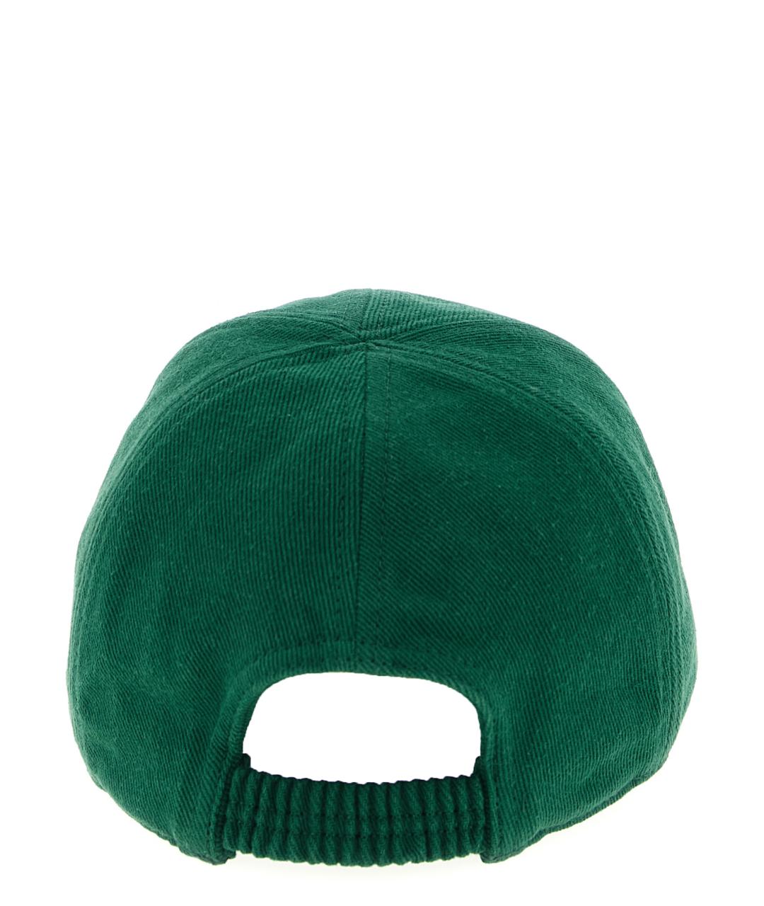 MIU MIU Зеленая хлопковая кепка, фото 3