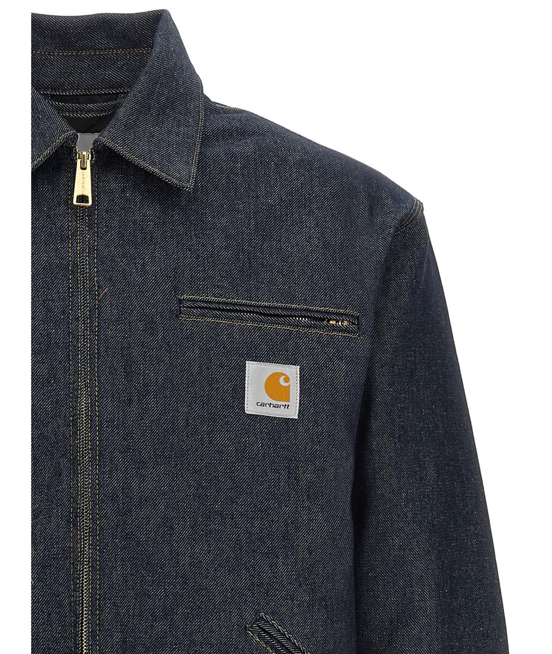 CARHARTT WIP Синяя хлопковая куртка, фото 3