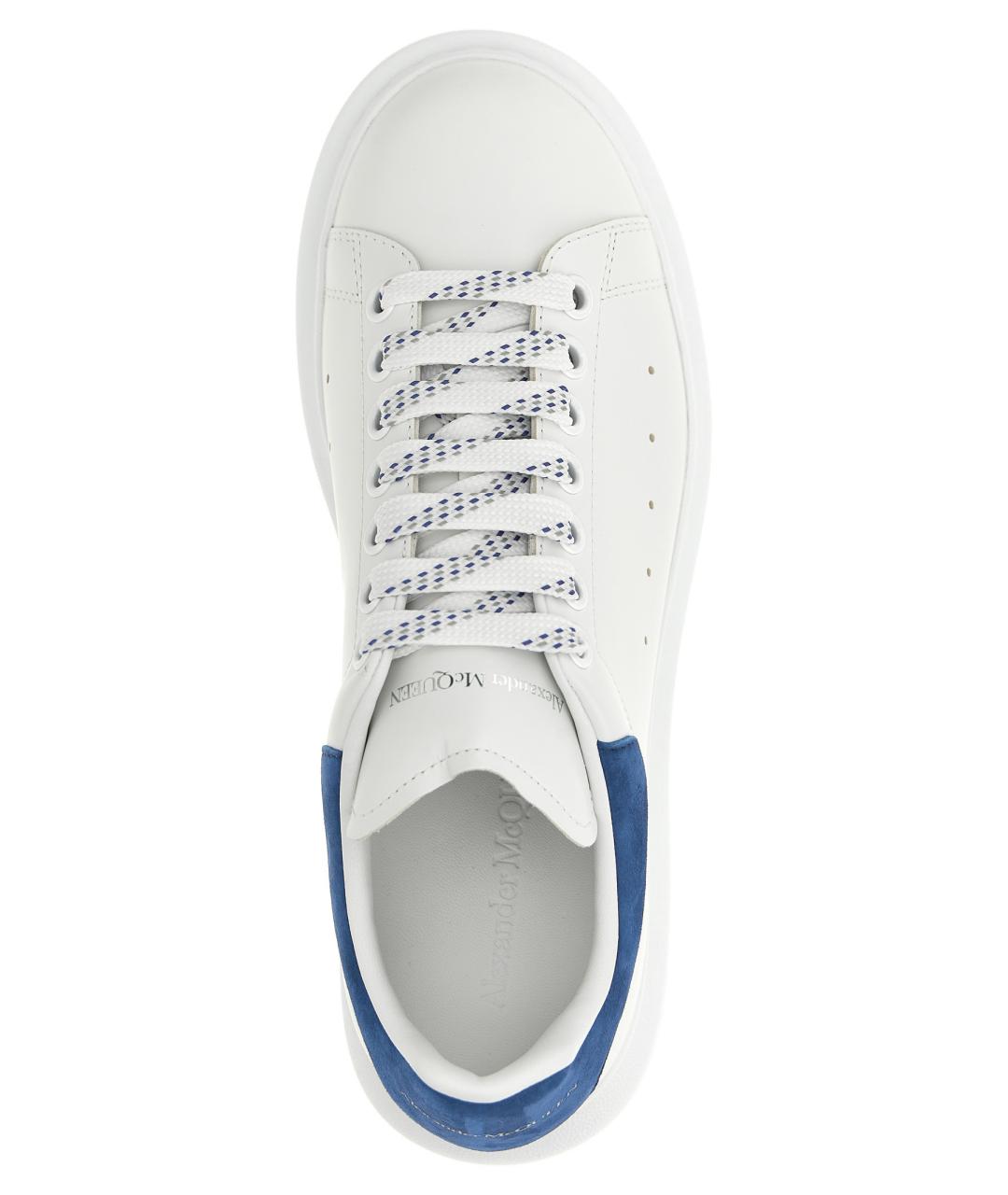 ALEXANDER MCQUEEN Белые кожаные низкие кроссовки / кеды, фото 4