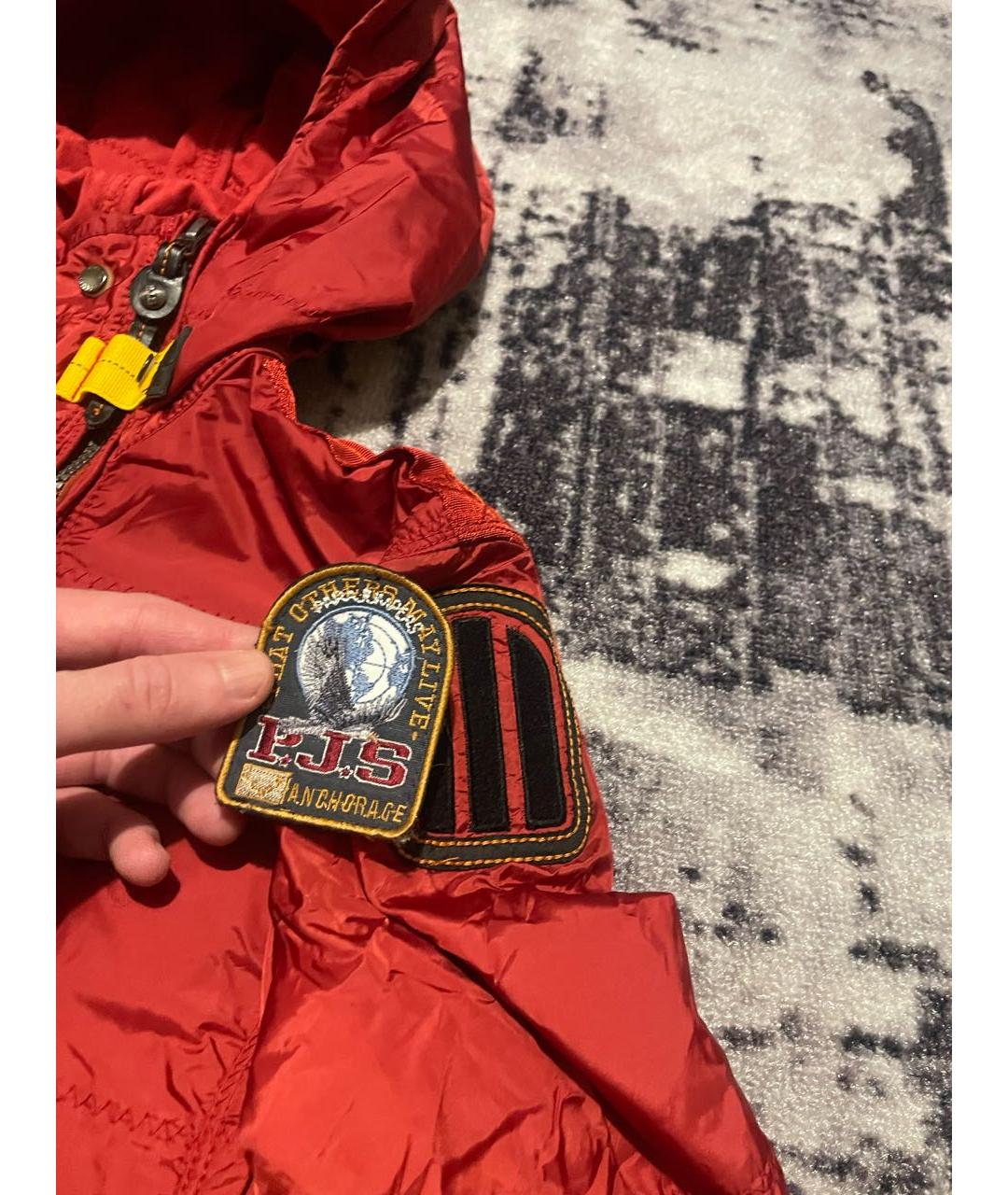 PARAJUMPERS Бордовая хлопковая куртка, фото 4