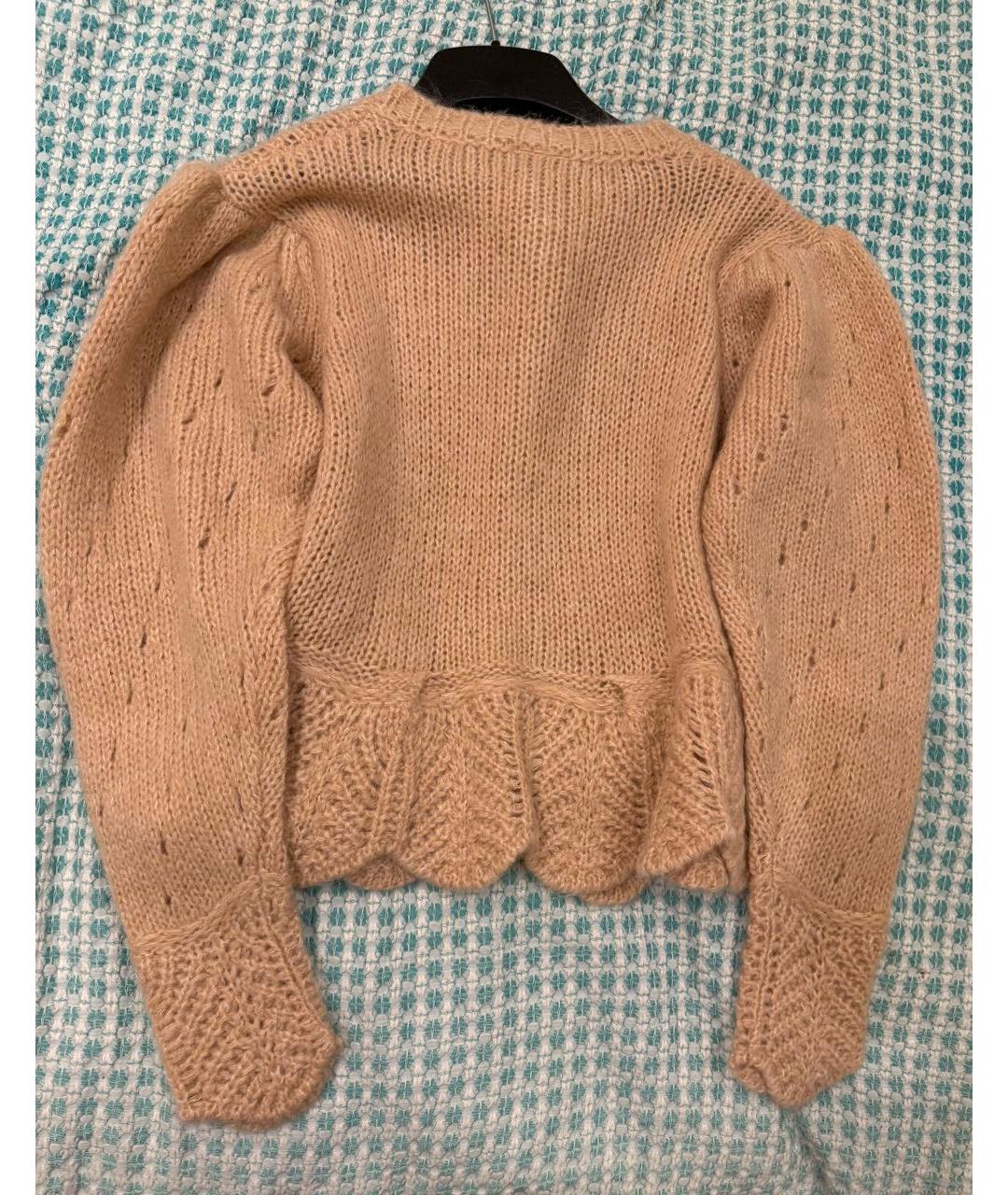 FARM RIO Бежевый шерстяной кардиган, фото 5