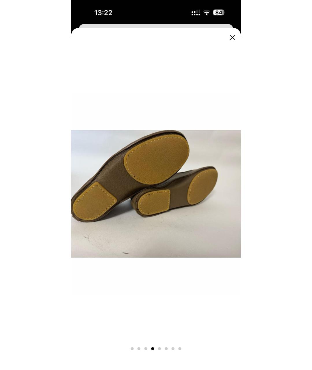 THE ROW Коричневые кожаные ботинки, фото 6