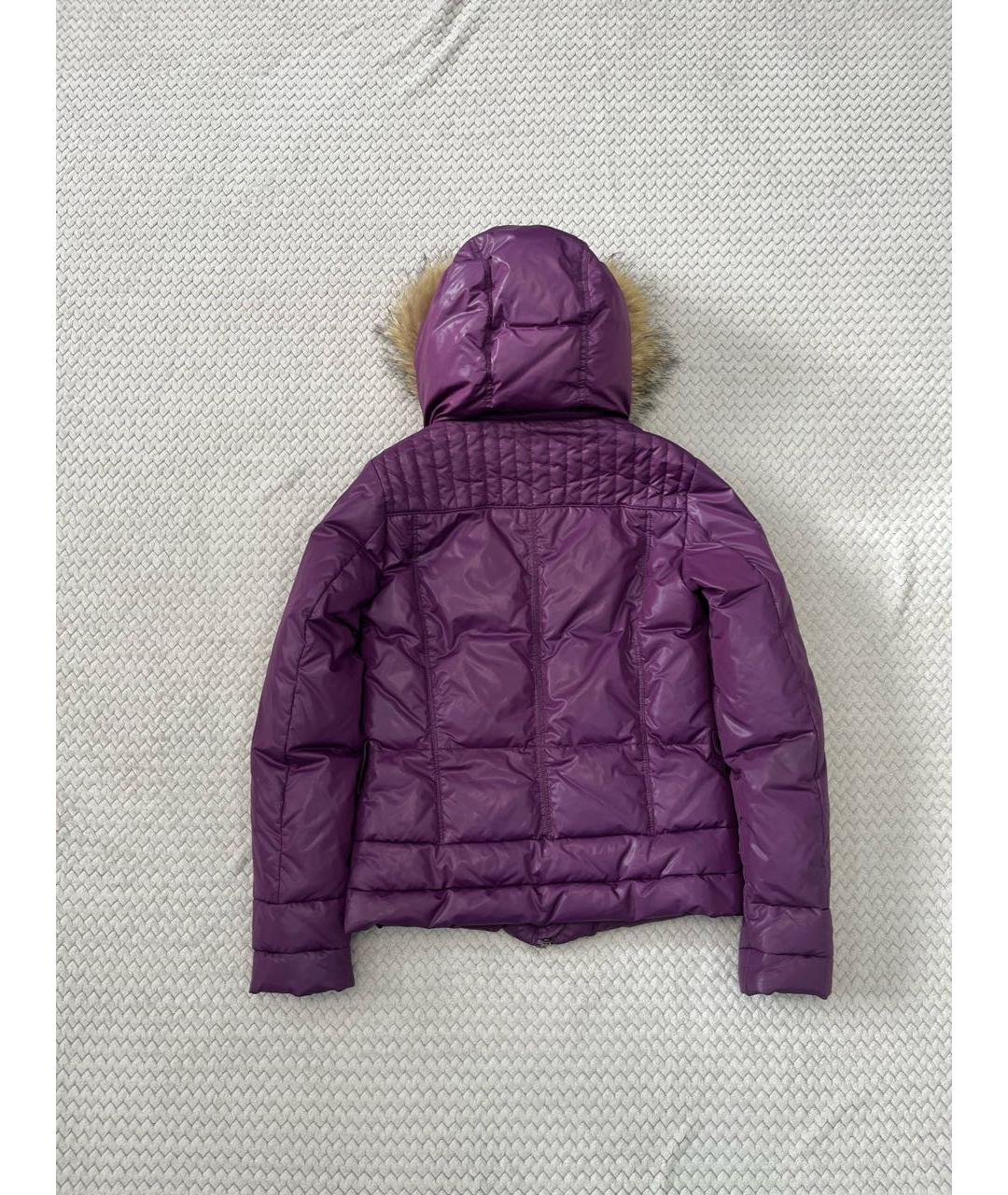 PRADA Фиолетовый полиамидовый пуховик, фото 2