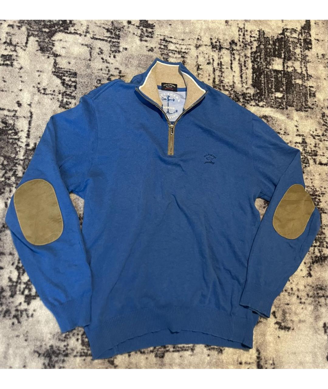 PAUL & SHARK Синий хлопковый джемпер / свитер, фото 9