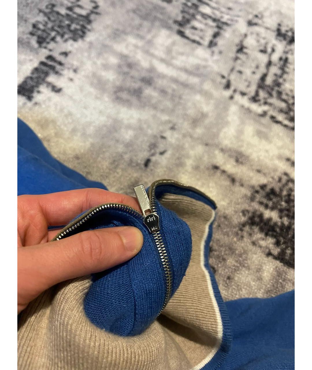 PAUL & SHARK Синий хлопковый джемпер / свитер, фото 5