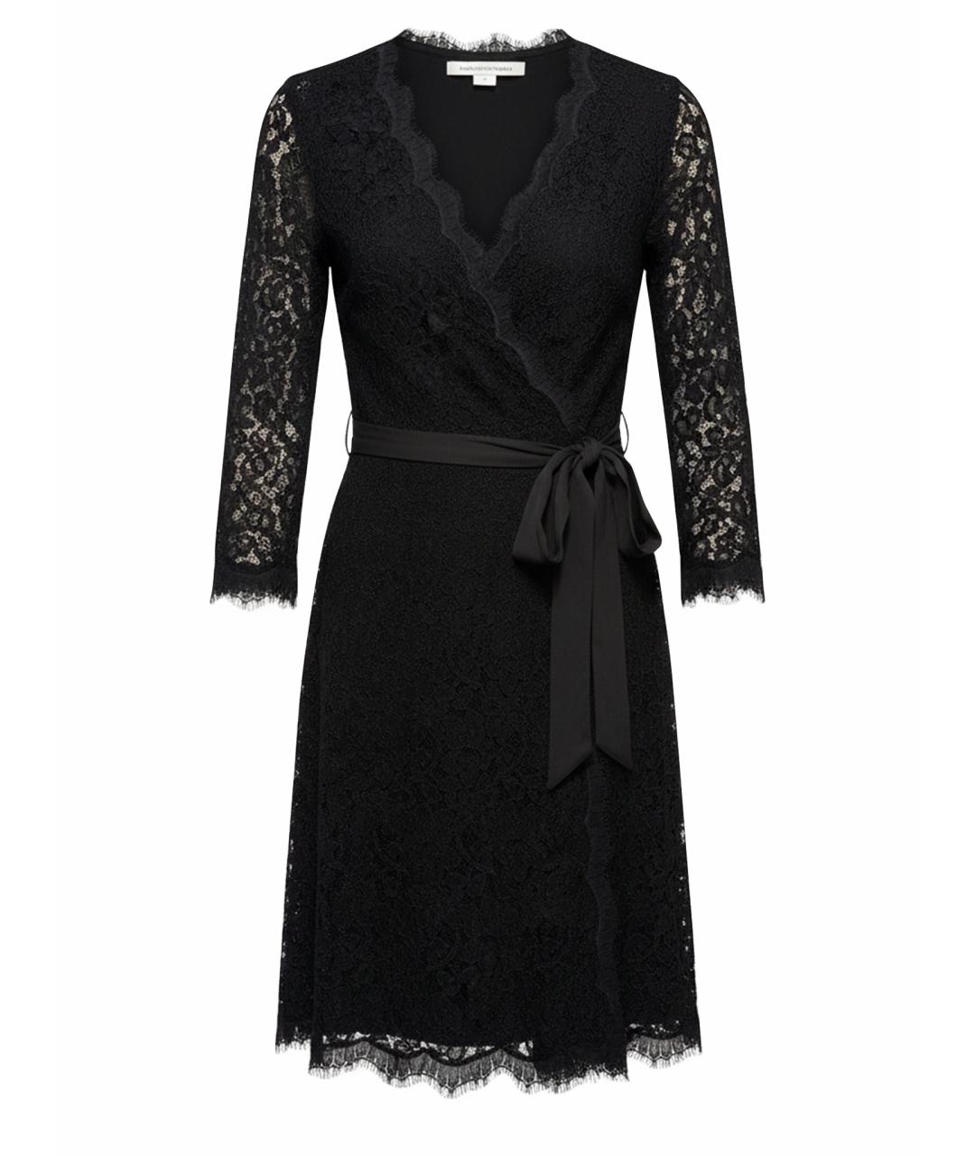 DIANE VON FURSTENBERG Черное коктейльное платье, фото 1