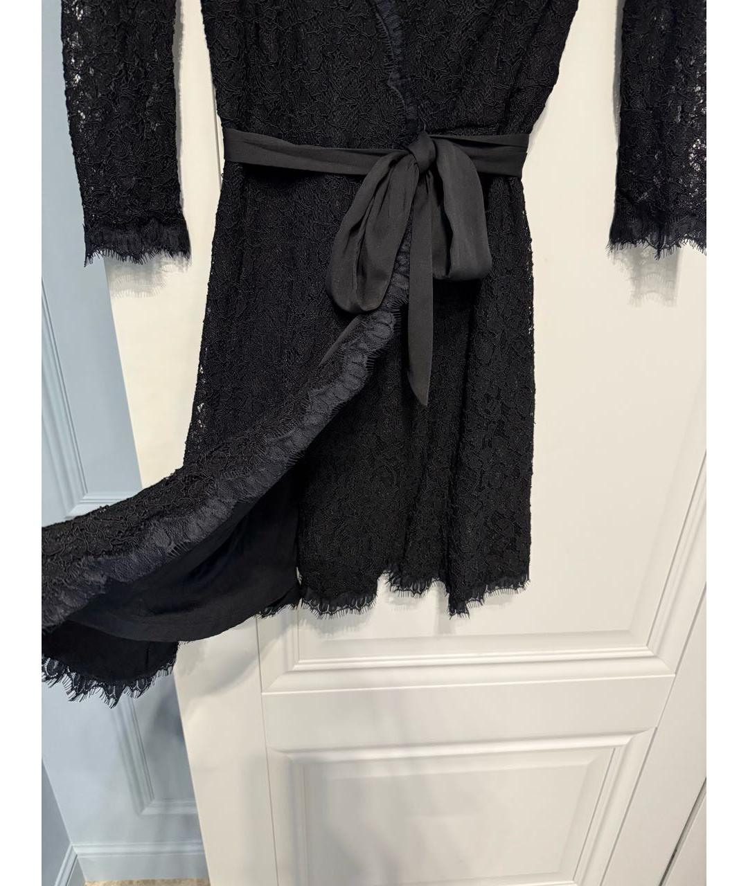 DIANE VON FURSTENBERG Черное коктейльное платье, фото 4