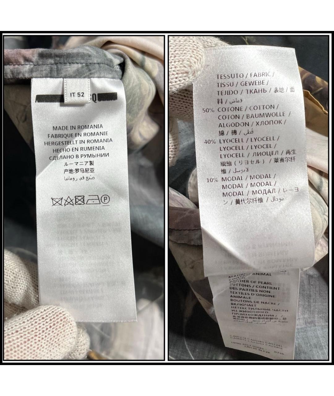 MCQ ALEXANDER MCQUEEN Мульти хлопко-лиоцелловая кэжуал рубашка, фото 8