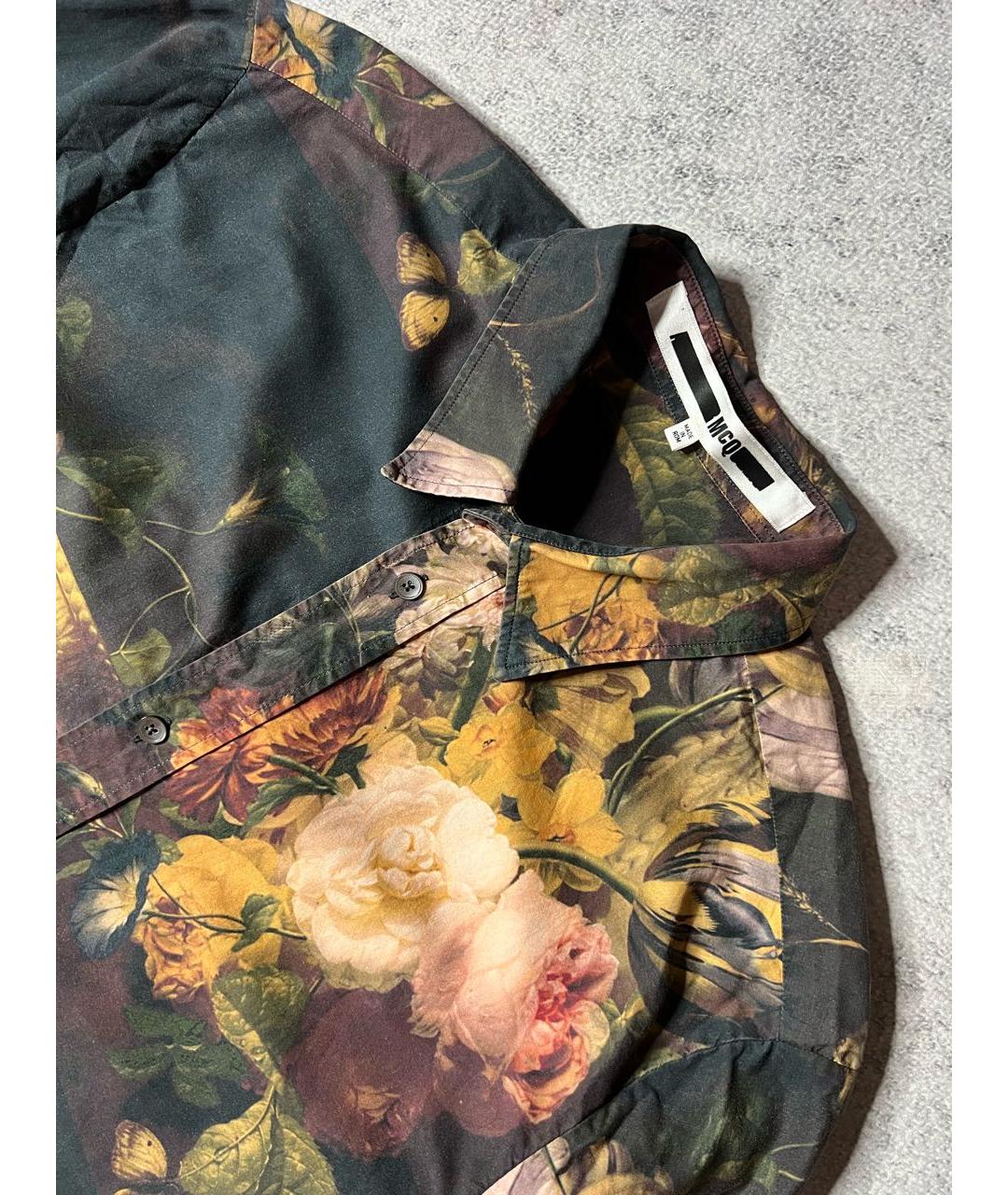 MCQ ALEXANDER MCQUEEN Мульти хлопко-лиоцелловая кэжуал рубашка, фото 6