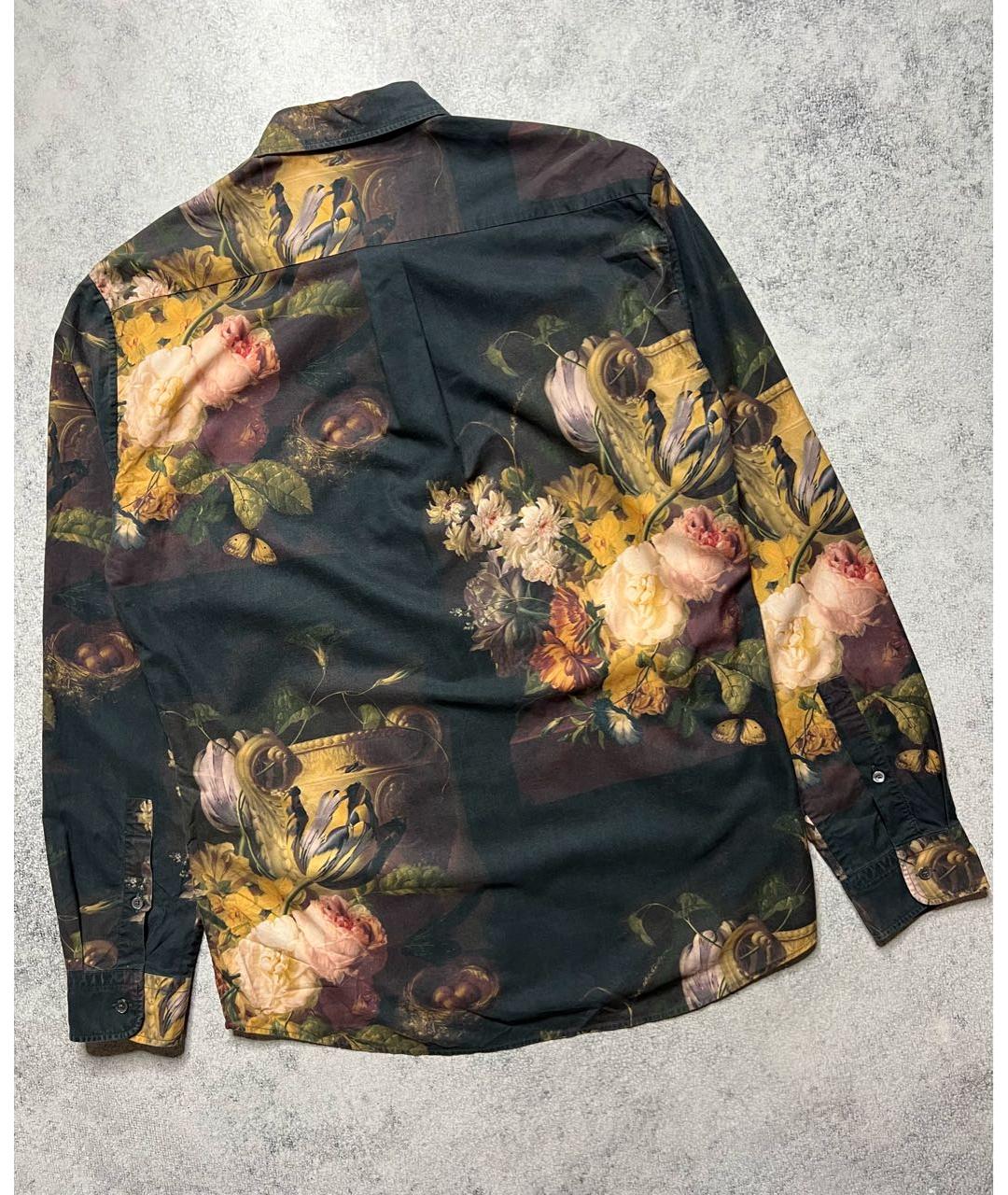 MCQ ALEXANDER MCQUEEN Мульти хлопко-лиоцелловая кэжуал рубашка, фото 2