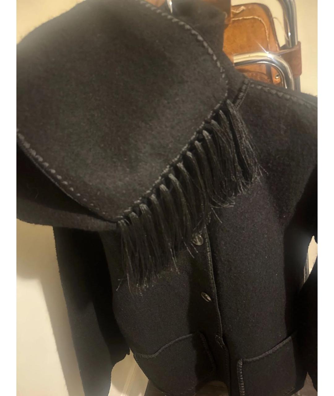 TOTEME Черное шерстяное пальто, фото 2