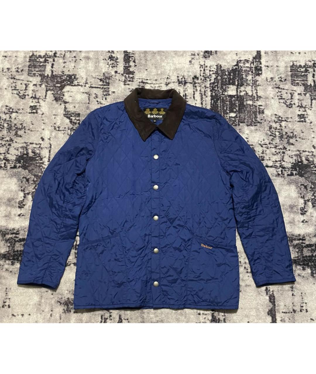 BARBOUR Темно-синяя хлопковая куртка, фото 8