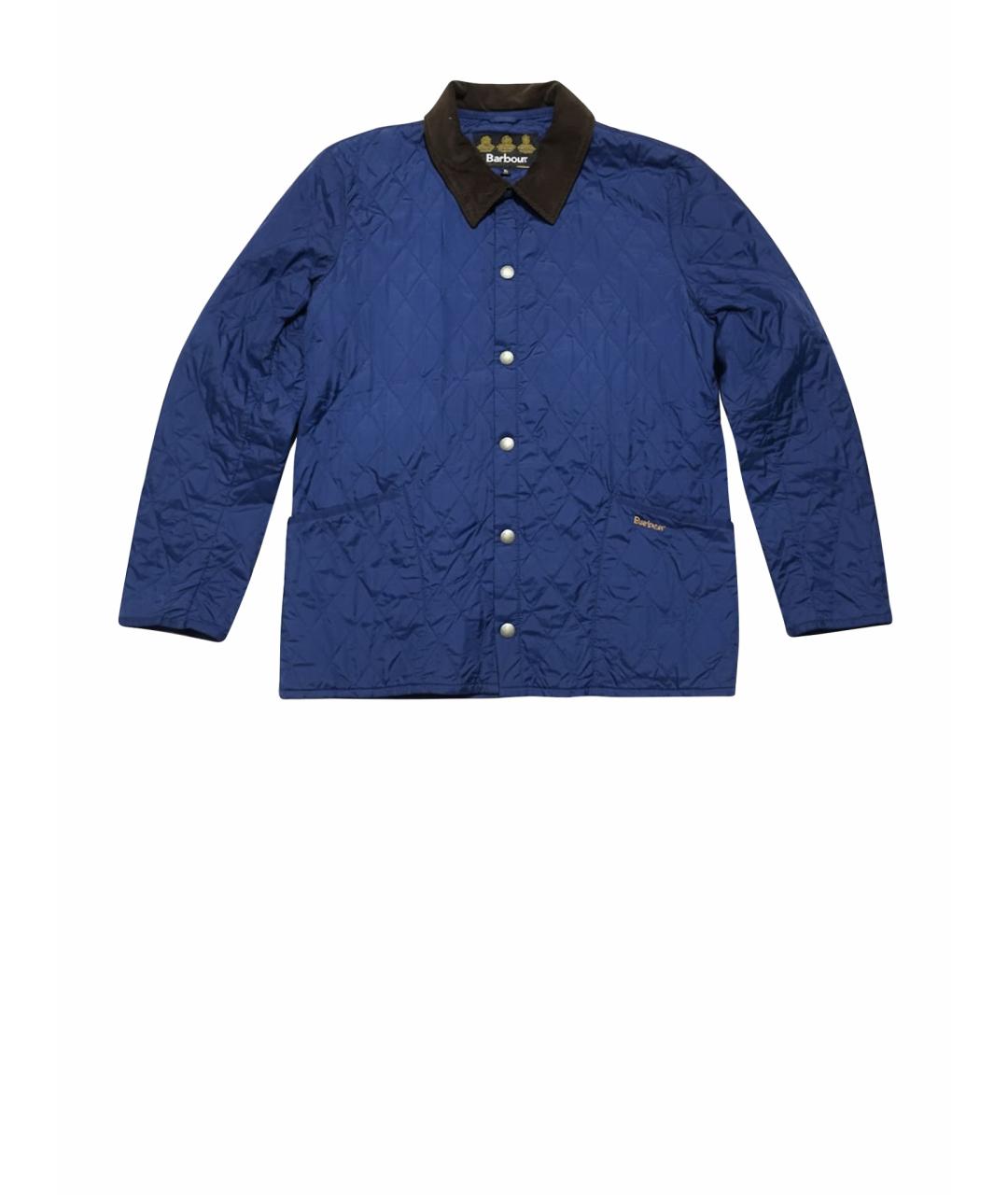 BARBOUR Темно-синяя хлопковая куртка, фото 1