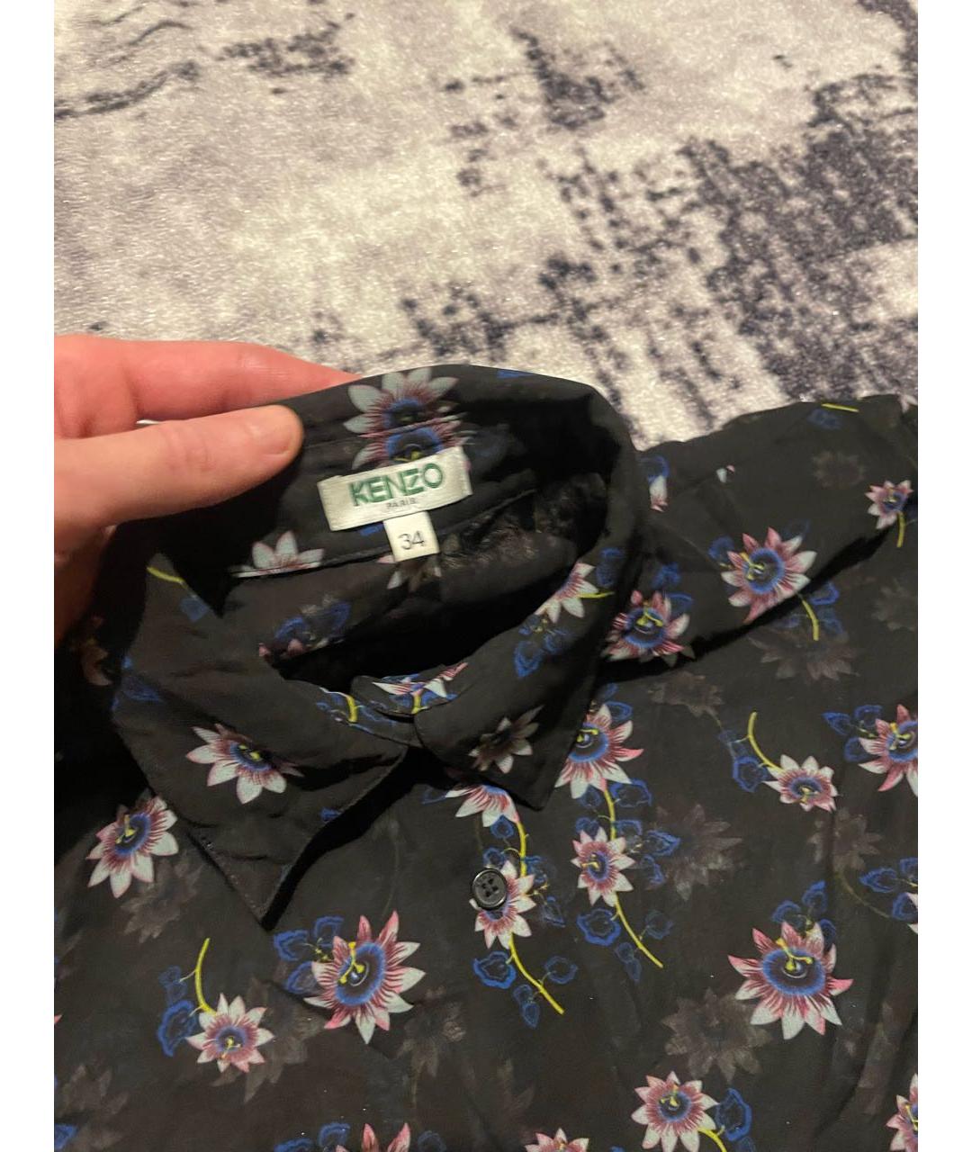 KENZO Мульти полиэстеровая блузы, фото 3