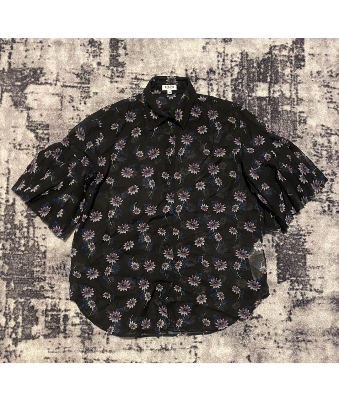 KENZO Мульти полиэстеровая блузы, фото 6