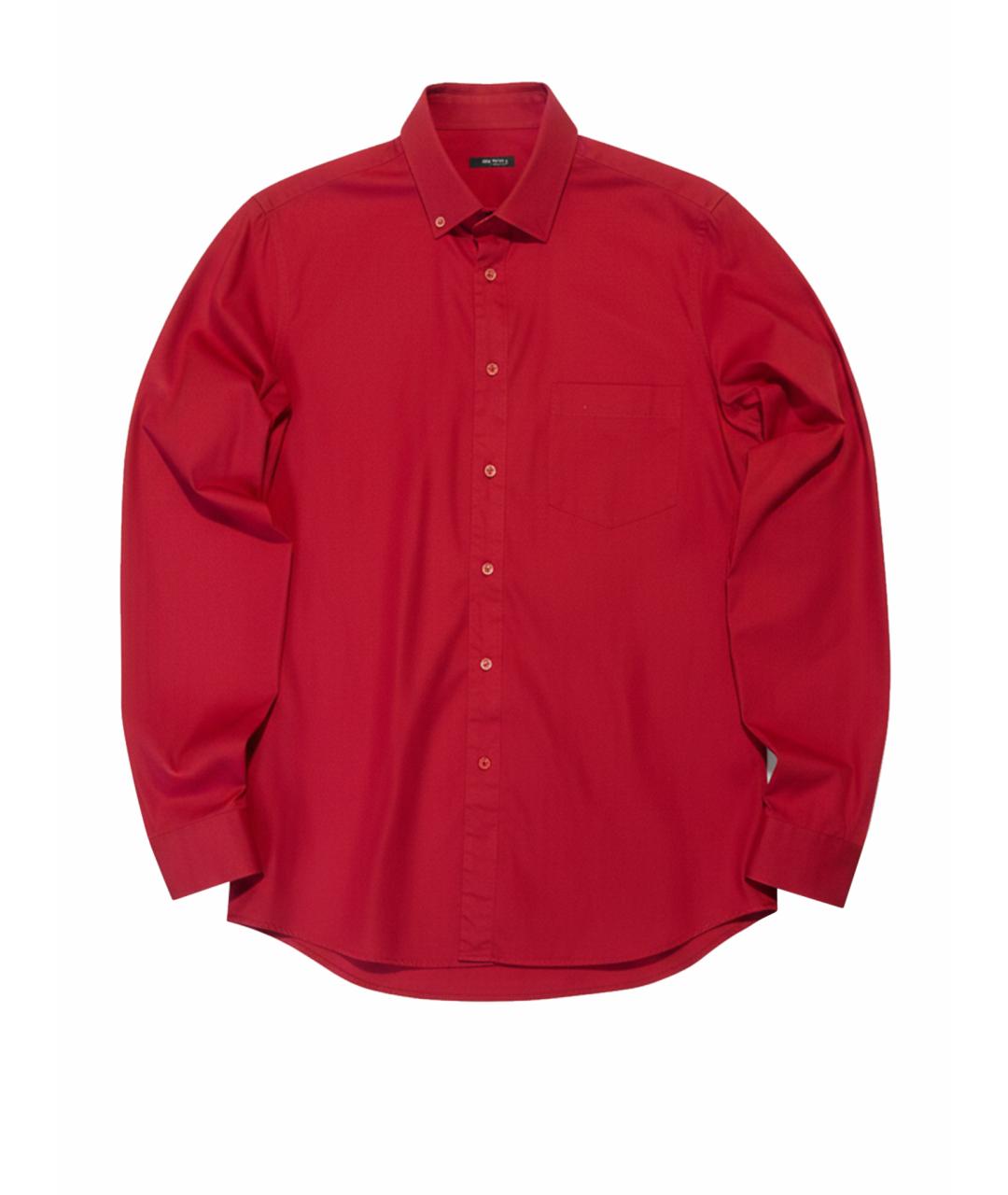 MIU MIU Красная хлопковая классическая рубашка, фото 1