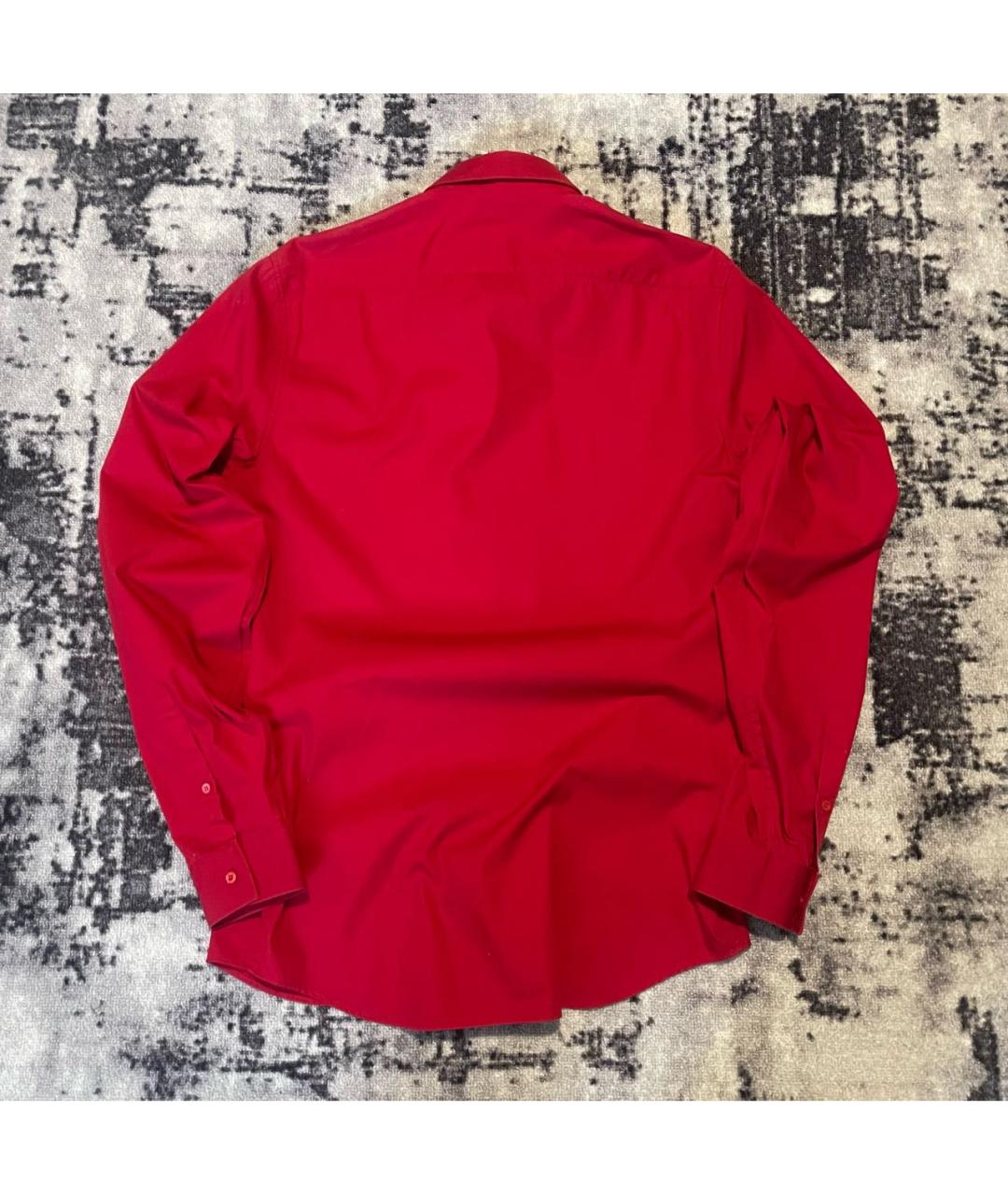 MIU MIU Красная хлопковая классическая рубашка, фото 2