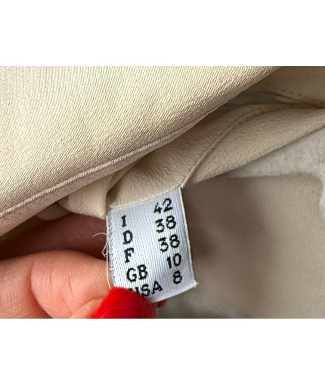 MOSCHINO Желтая шелковая рубашка, фото 4