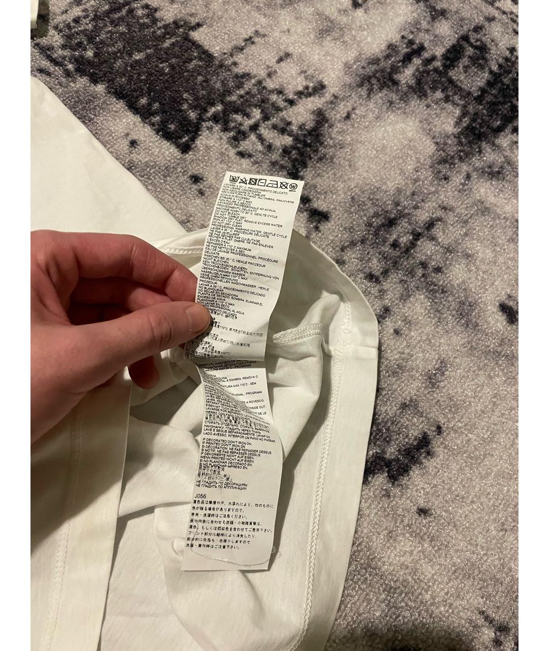 DSQUARED2 Белая хлопковая футболка, фото 5