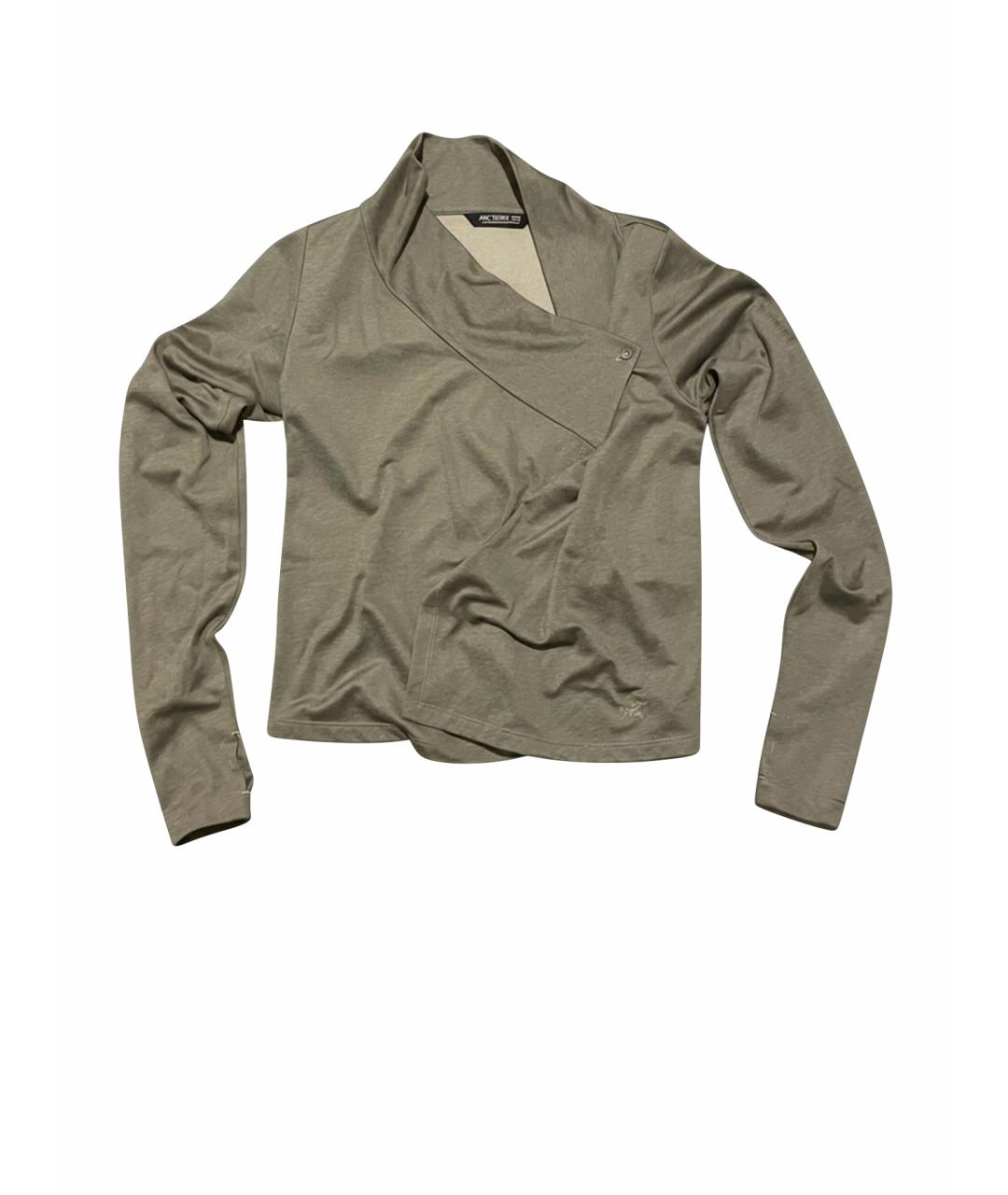 ARCTERYX Антрацитовый полиэстеровый кардиган, фото 1