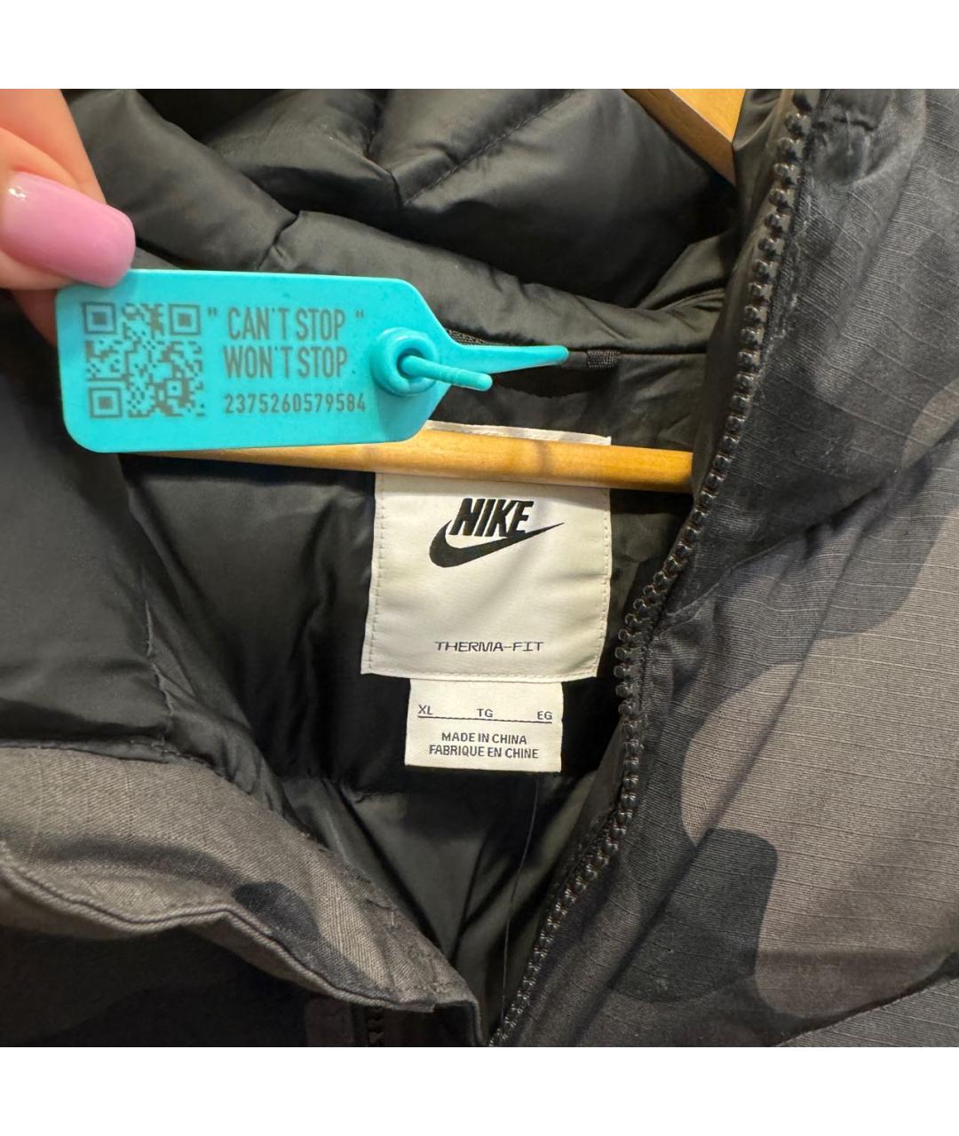 NIKE Мульти полиэстеровый пуховик, фото 3