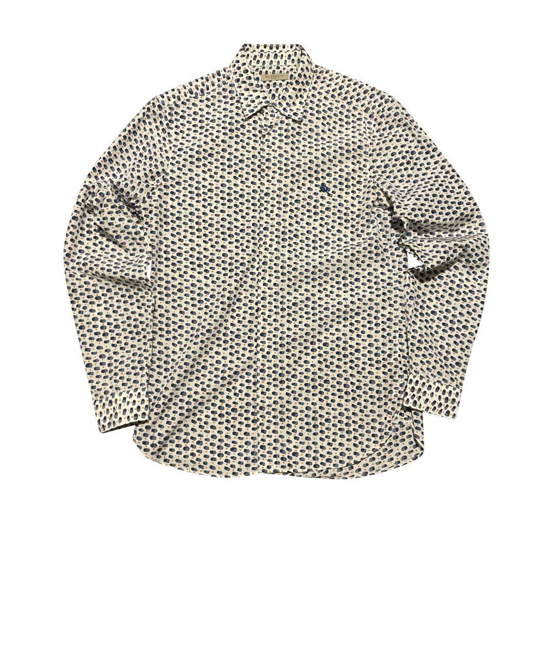 BURBERRY Мульти хлопко-шелковая кэжуал рубашка, фото 1
