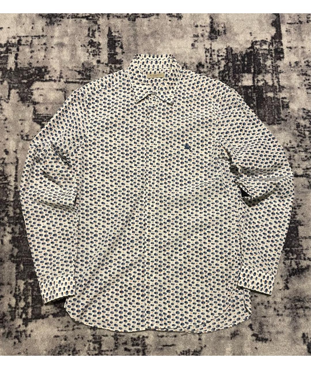 BURBERRY Мульти хлопко-шелковая кэжуал рубашка, фото 9