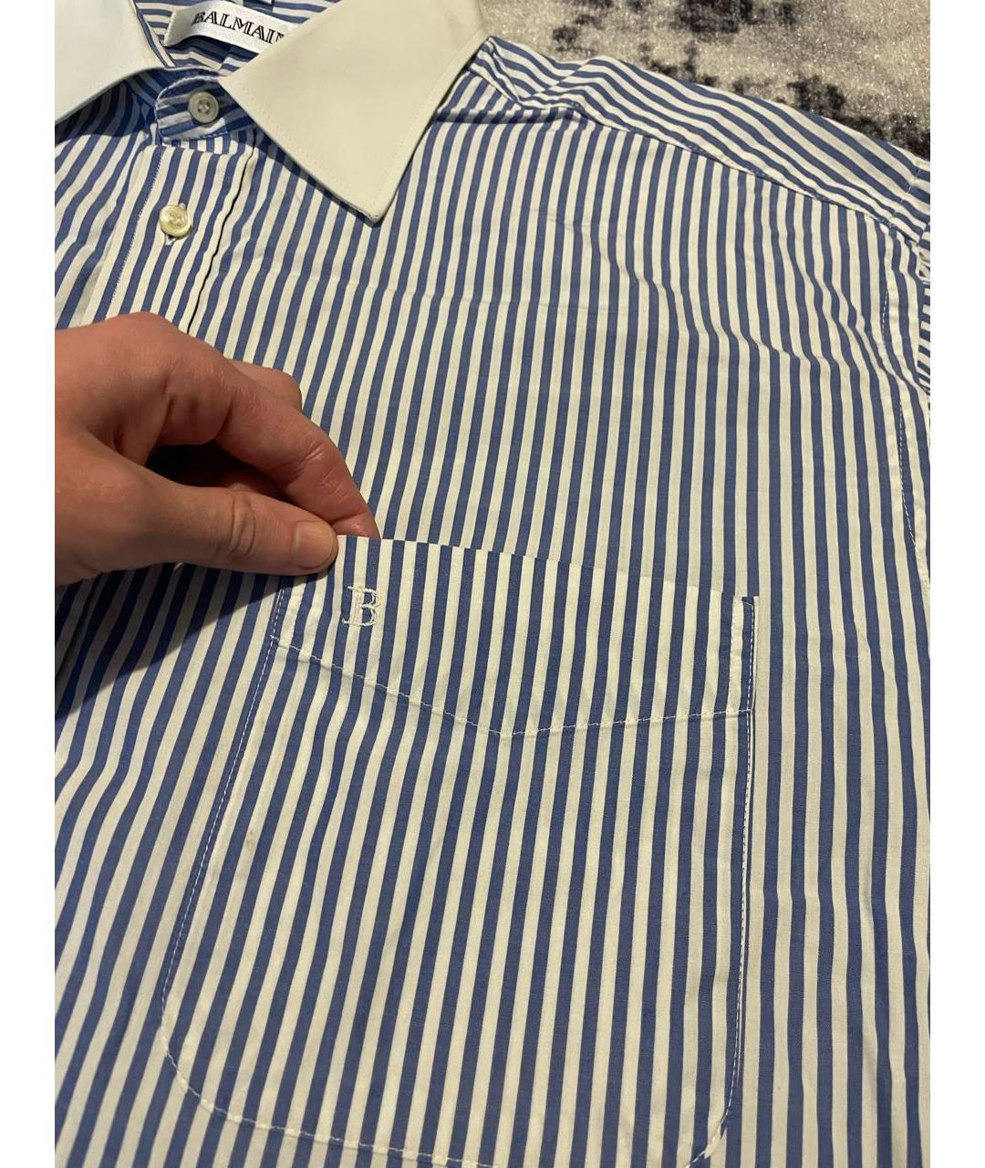 BALMAIN Мульти хлопковая классическая рубашка, фото 3