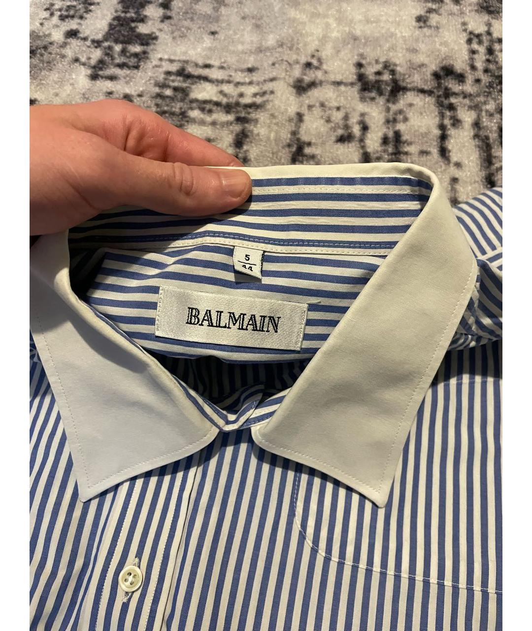 BALMAIN Мульти хлопковая классическая рубашка, фото 4