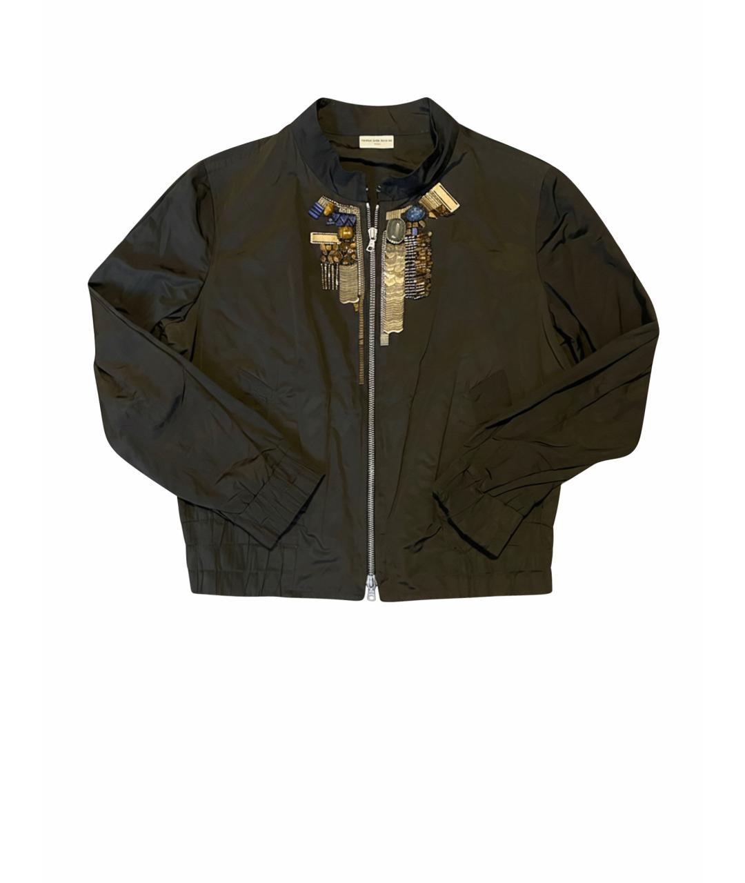 DRIES VAN NOTEN Черная хлопковая куртка, фото 1