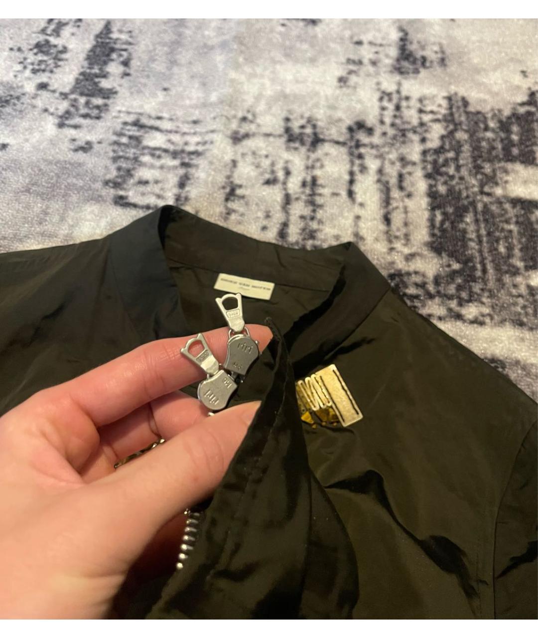 DRIES VAN NOTEN Черная хлопковая куртка, фото 5