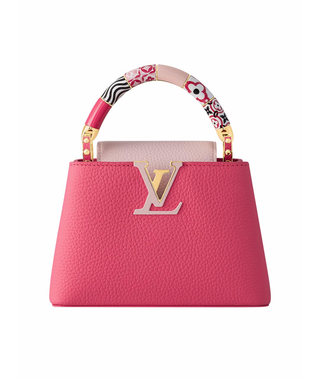 LOUIS VUITTON Розовая кожаная сумка через плечо, фото 1