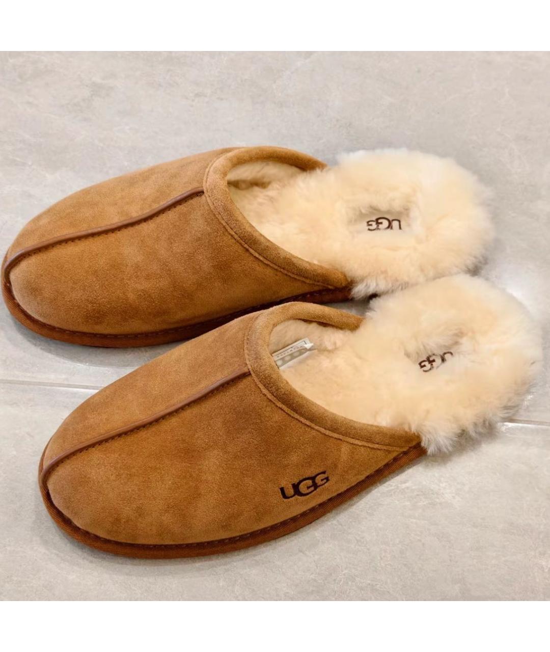 UGG AUSTRALIA Коричневые замшевые мюли, фото 5