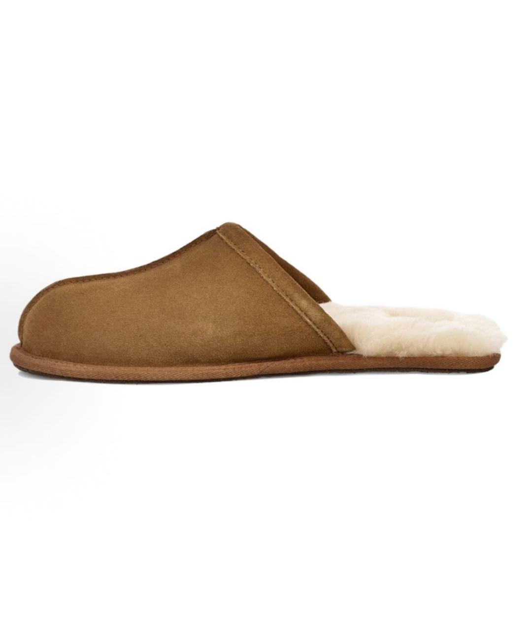 UGG AUSTRALIA Коричневые замшевые мюли, фото 2