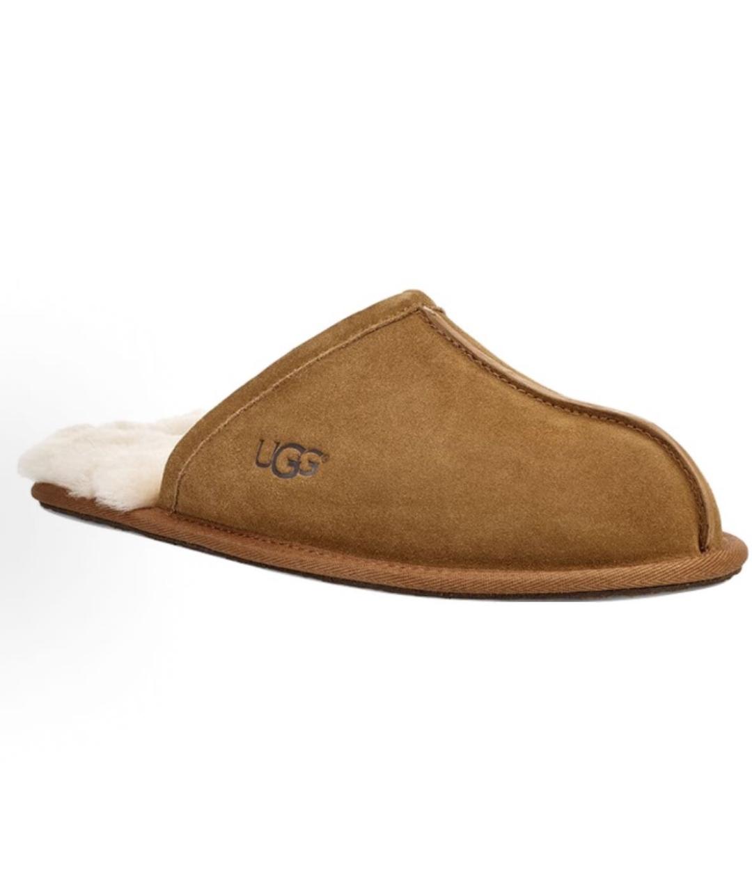 UGG AUSTRALIA Коричневые замшевые мюли, фото 3