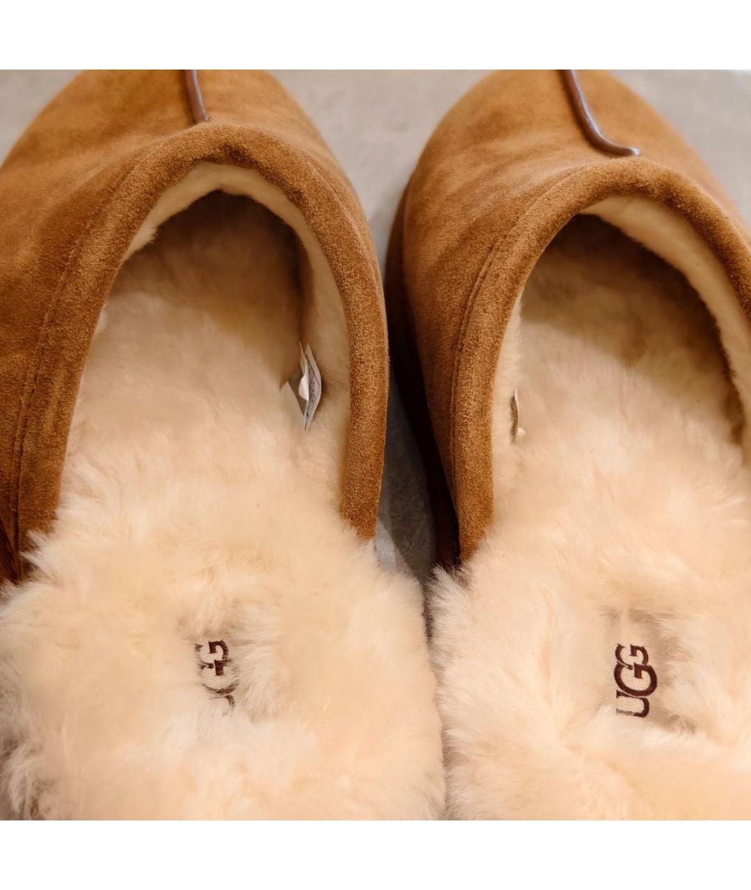 UGG AUSTRALIA Коричневые замшевые мюли, фото 7