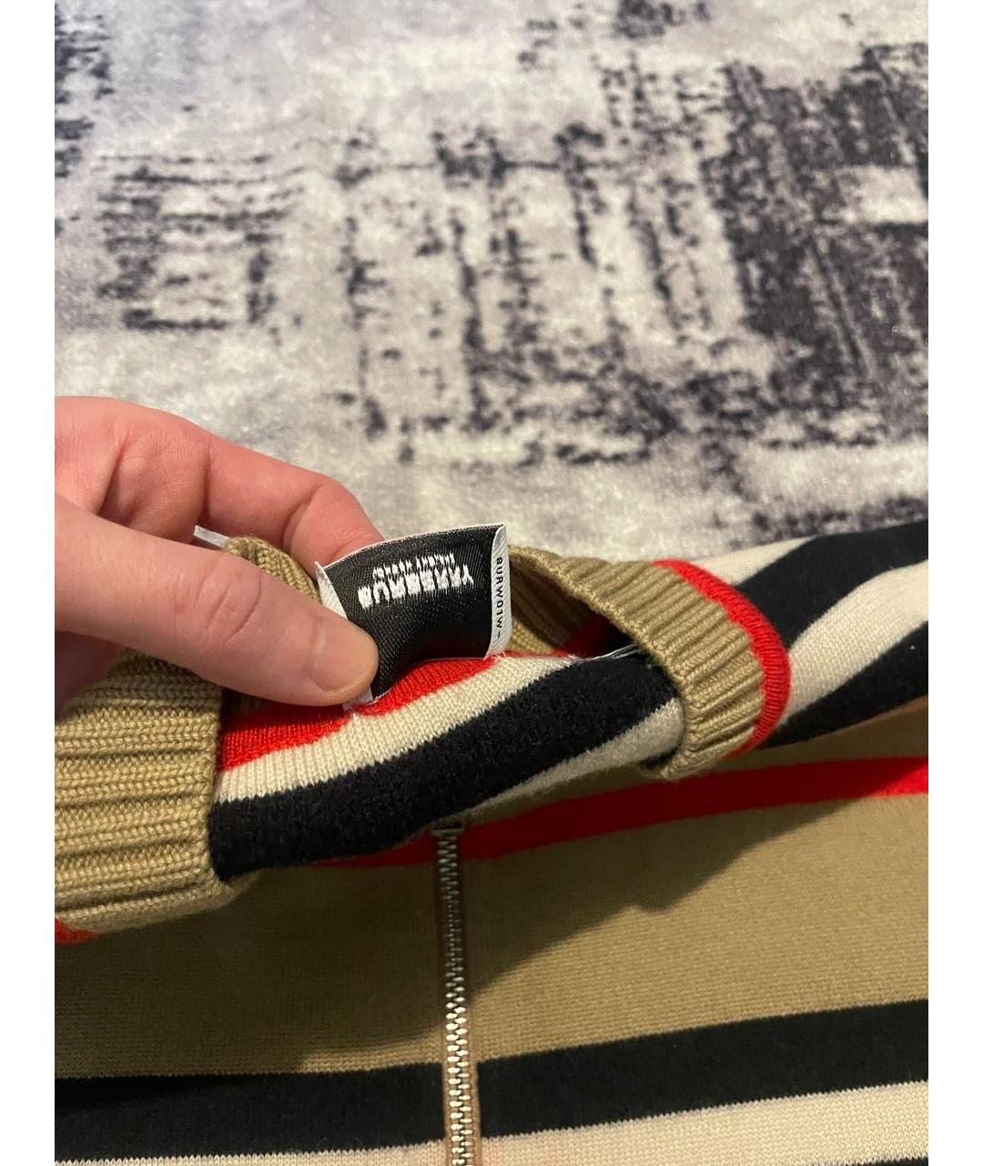 BURBERRY Мульти кашемировый кардиган, фото 5