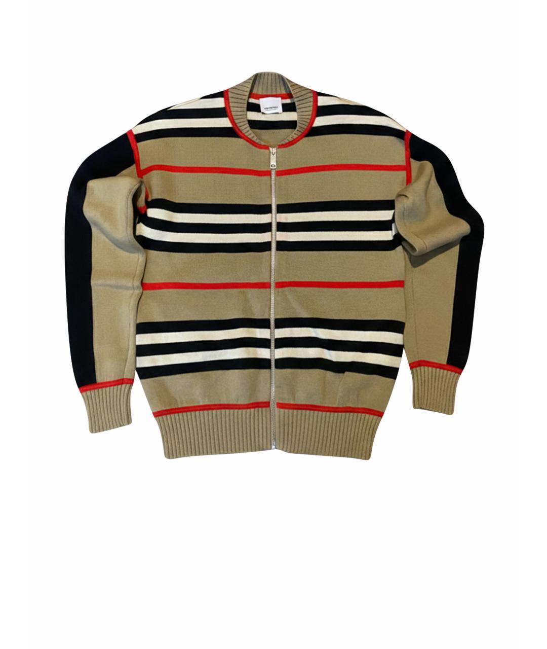 BURBERRY Мульти кашемировый кардиган, фото 1