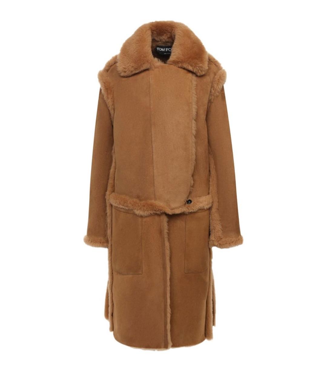 TOM FORD Коричневая меховая дубленка, фото 8