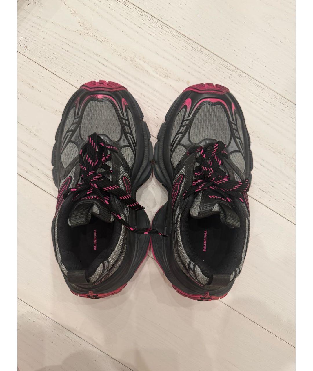 BALENCIAGA Серые текстильные кроссовки, фото 3