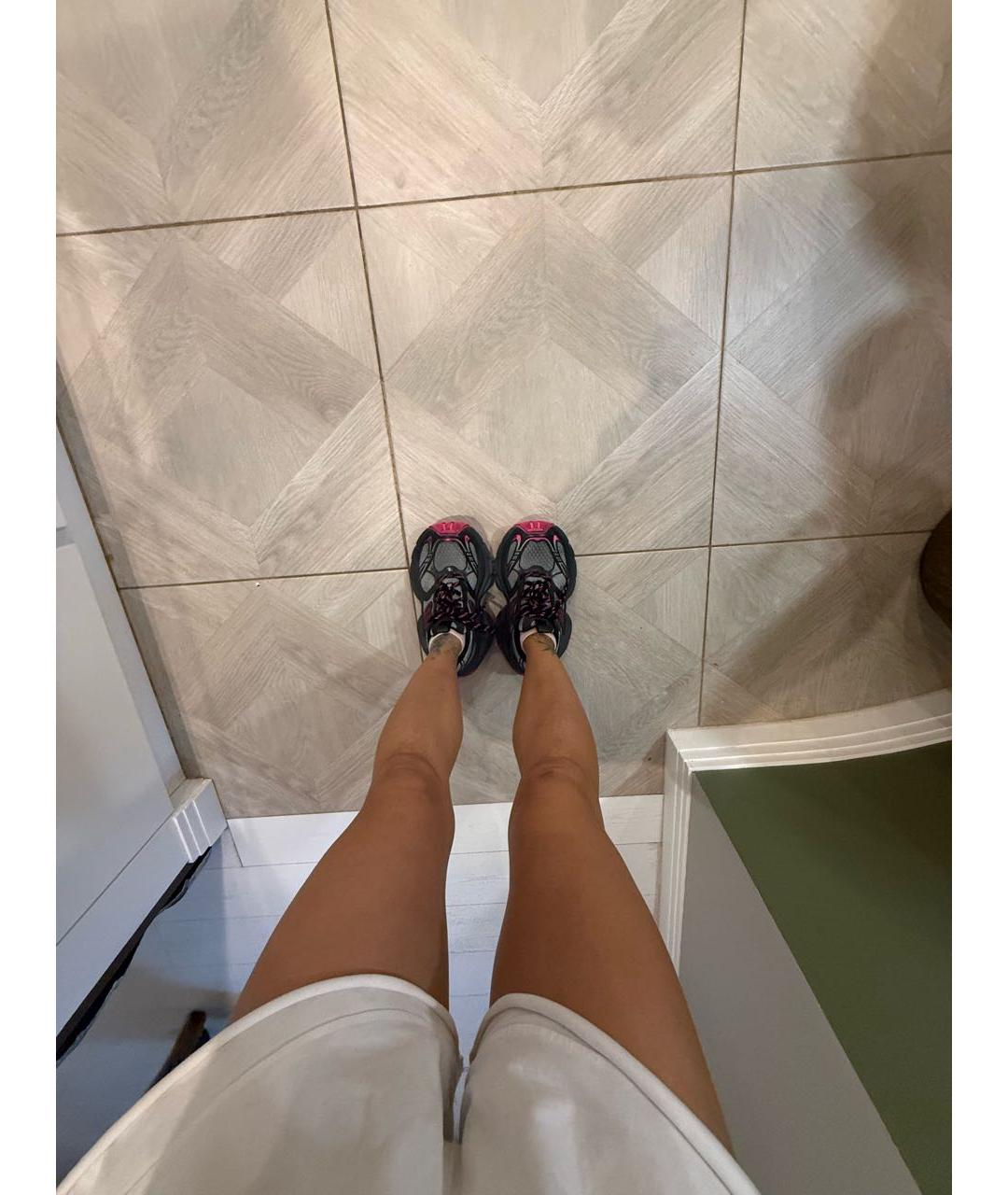 BALENCIAGA Серые текстильные кроссовки, фото 5